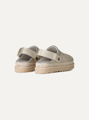 Goldenstar Crackle Glide Women's Leather Clog – Crackle White 5 | Lastorai