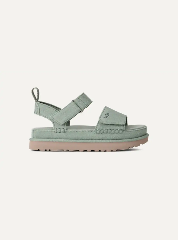 Goldenstar Women's Suede Sandals – Sand 4.5 | Lastorai
