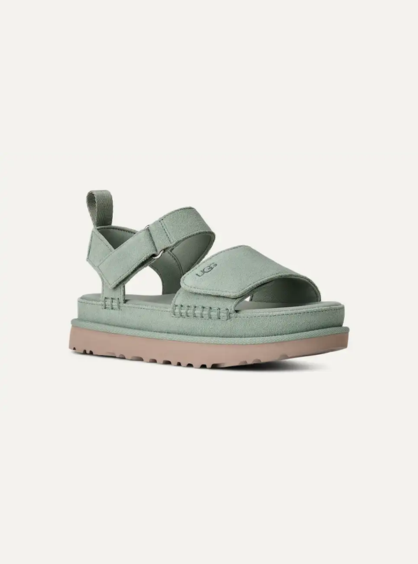 Goldenstar Women's Suede Sandals – Sand 5 | Lastorai