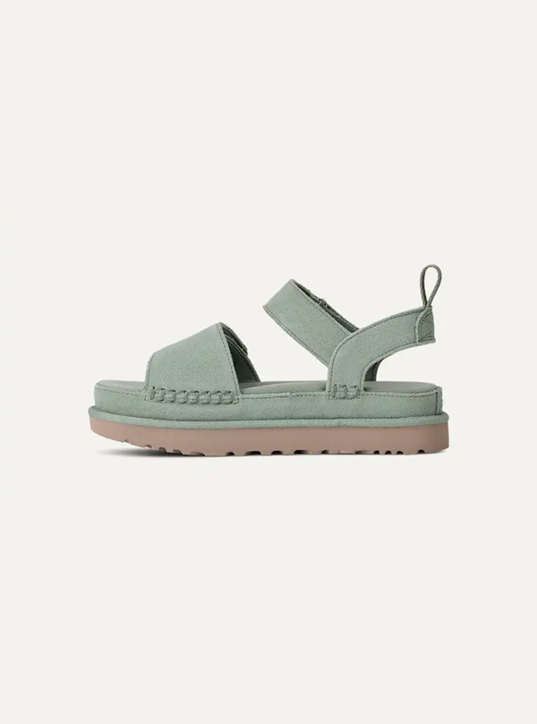 Goldenstar Women's Suede Sandals – Sand 5.5 | Lastorai