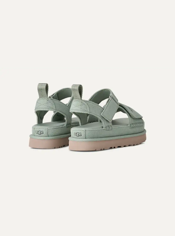 Goldenstar Women's Suede Sandals – Sand 6 | Lastorai