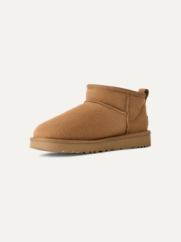 Classic Ultra Mini Women's Boots – Chestnut Brown 5 | Lastorai