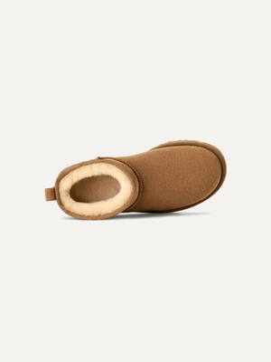 Classic Ultra Mini Women's Boots – Chestnut Brown 4.5 | Lastorai