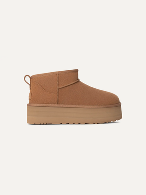 Classic Ultra Mini Platform Women's Boots – Chestnut Brown 2.5 | Lastorai