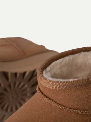 Classic Ultra Mini Platform Women's Boots – Chestnut Brown 5 | Lastorai