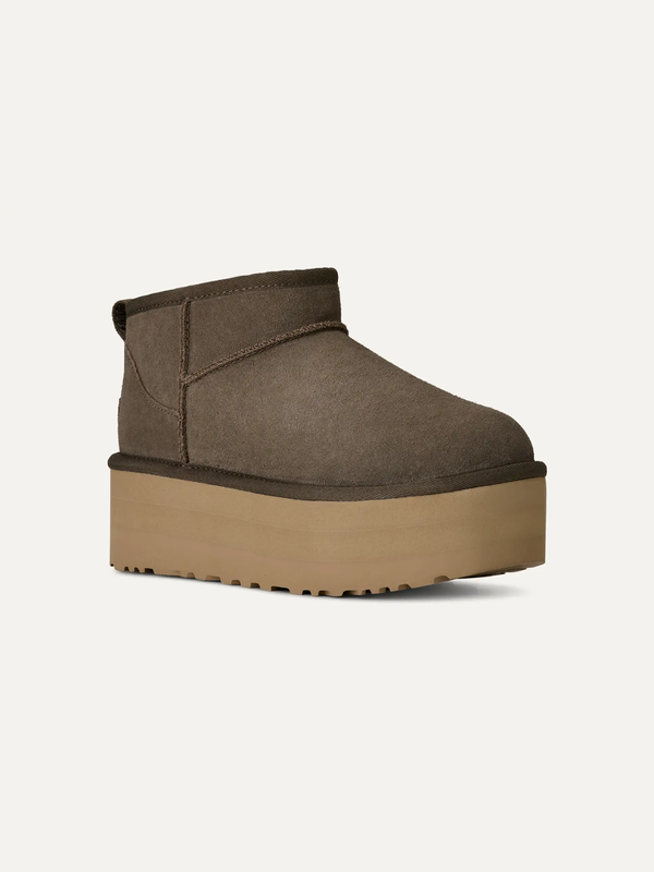 Classic Ultra Mini Platform Women's Boots – Chestnut Brown 6.5 | Lastorai