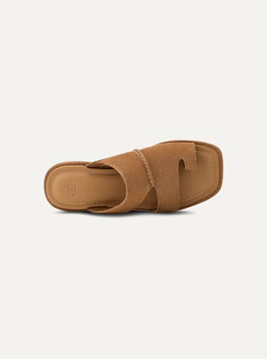 Matira Women's Suede Slide Sandals – Mustard Seed 9.5 | Lastorai