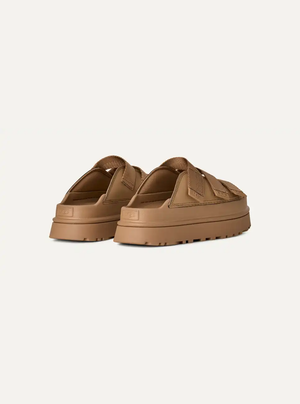 GoldenGlow Women's Slide Sandals – Dark Sand 3.5 | Lastorai