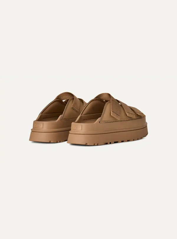 GoldenGlow Women's Slide Sandals – Dark Sand 3.5 | Lastorai