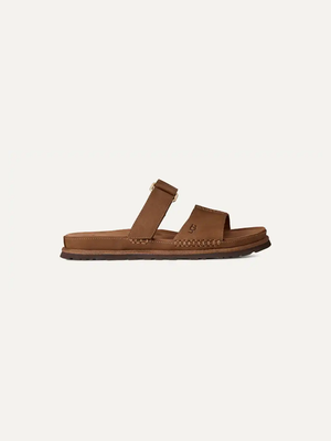 GoldenGaze Women's Slide Sandals – Chestnut 3.5 | Lastorai