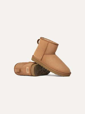 Classic Mini II Women's Sheepskin Boots – Chestnut Brown 3.5 | Lastorai