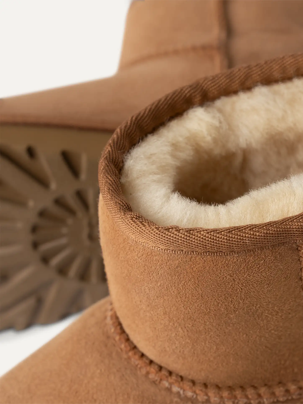 Classic Mini II Women's Sheepskin Boots – Chestnut Brown 4.5 | Lastorai