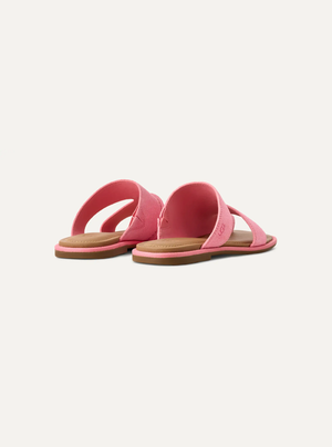 Matira Women's Suede Slide Sandals – Chestnut 3.5 | Lastorai
