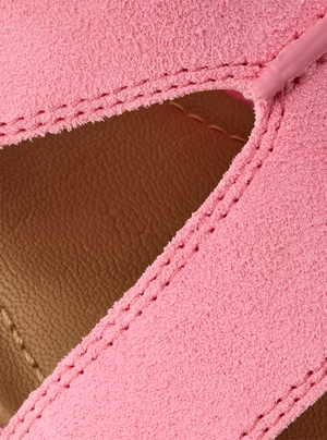 Matira Women's Suede Slide Sandals – Chestnut 4.5 | Lastorai