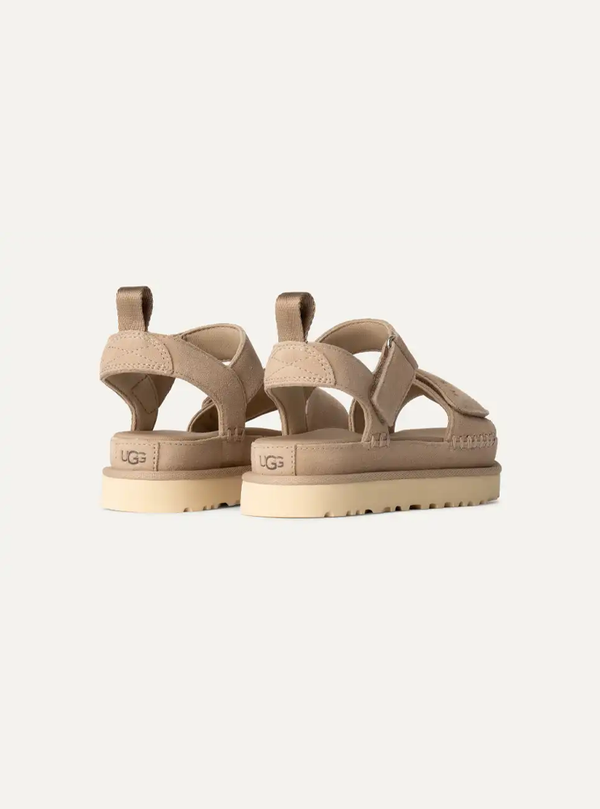 Goldenstar Women's Suede Sandals – Chestnut 6.5 | Lastorai