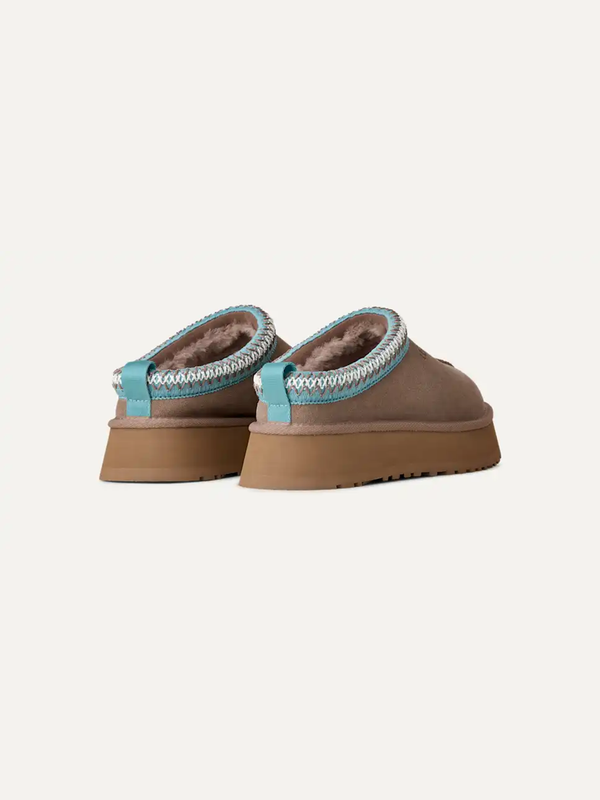 Tazz II Women's Platform Slippers – Pebble Grey 3 | Lastorai