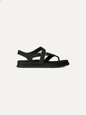GoldenGaze Women's Toe Post Sandals – Sand 6.5 | Lastorai