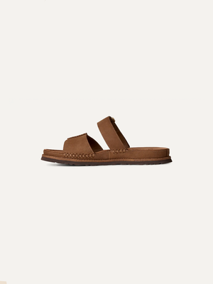 GoldenGaze Women's Slide Sandals – Chestnut 4.5 | Lastorai