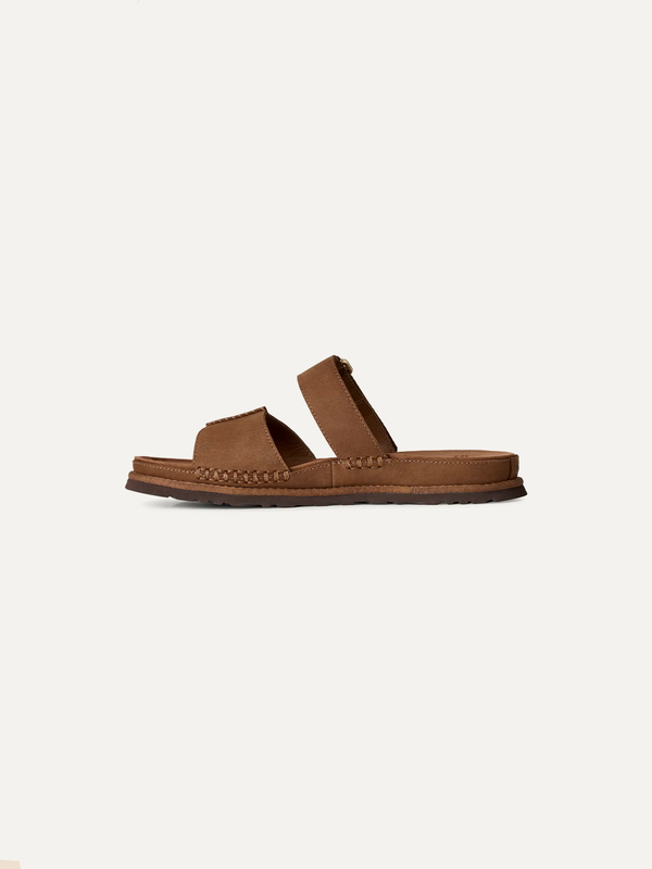 GoldenGaze Women's Slide Sandals – Chestnut 4.5 | Lastorai