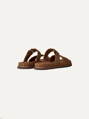 GoldenGaze Women's Slide Sandals – Chestnut 5 | Lastorai