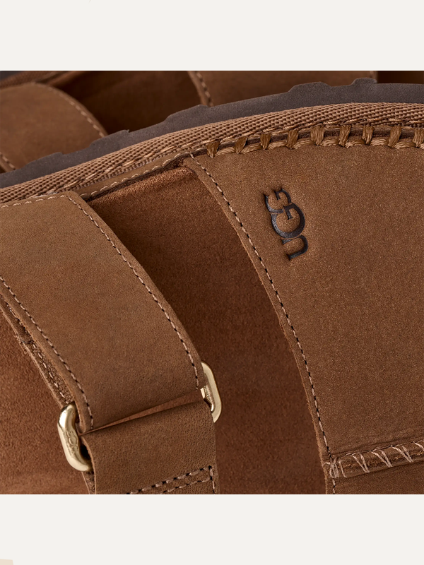 GoldenGaze Women's Slide Sandals – Chestnut 6 | Lastorai