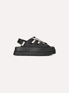 GoldenGlow Toggle Women's Adjustable Sandals – Black 2.5 | Lastorai