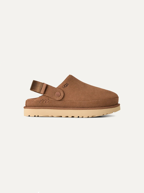 Goldenstar Women's Suede Clog – Chestnut 2.5 | Lastorai