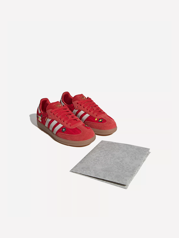 Samba OG x Liberty London Women's Trainers – Red 8 | Lastorai