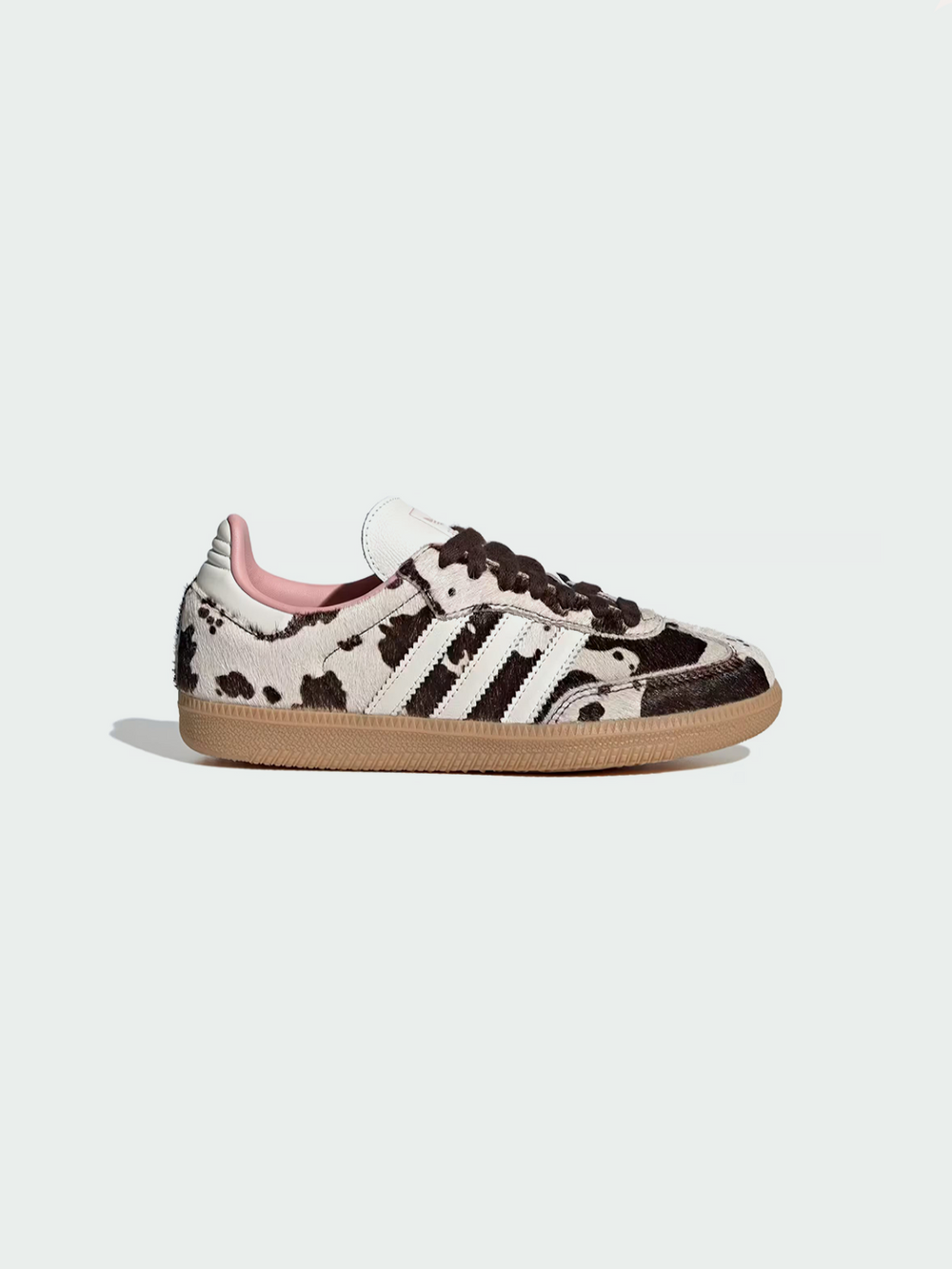 Samba OG Cow Print Women's Trainers – Gummie Cow Print 2.5 | Lastorai
