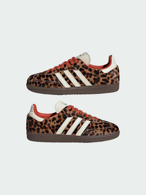 Samba OG Leopard Print Women's Trainers – Leopard Orange 4.5 | Lastorai