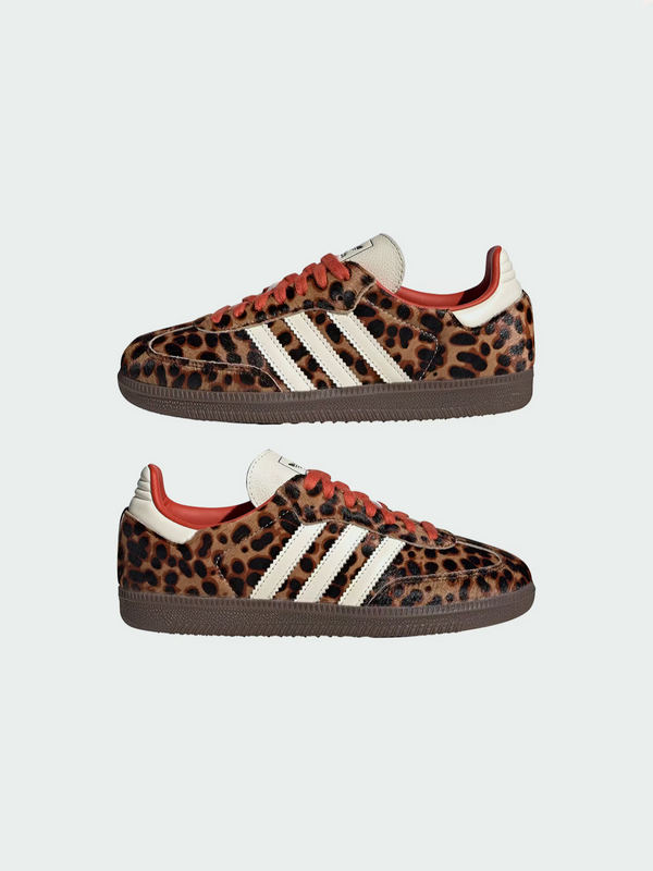 Samba OG Leopard Print Women's Trainers – Leopard Orange 4.5 | Lastorai