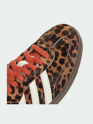Samba OG Leopard Print Women's Trainers – Leopard Orange 6 (LOW STOCK) | Lastorai